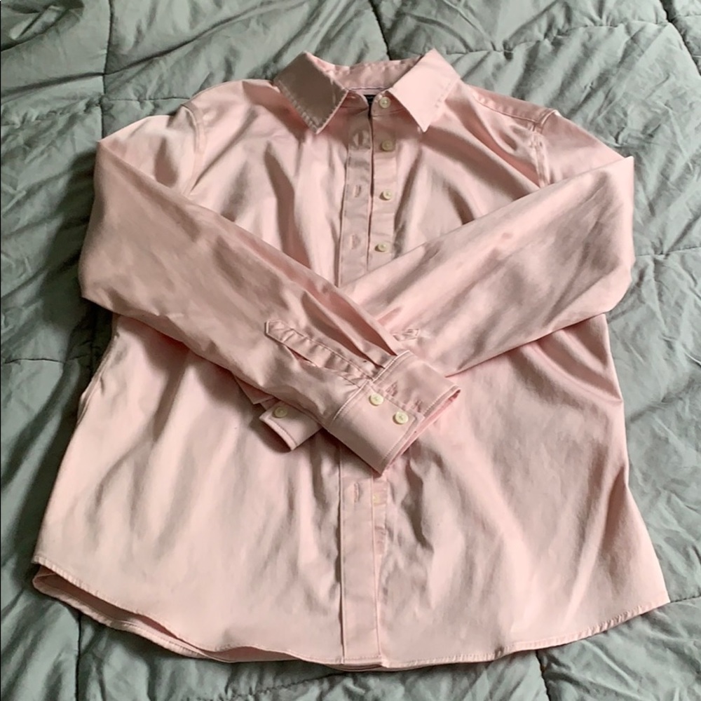 Banana Republic tailored fit Pink Sz 10P shirt